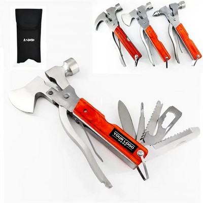 14-in-1 Multifunctional Camping Tool for Outdoor & Survival