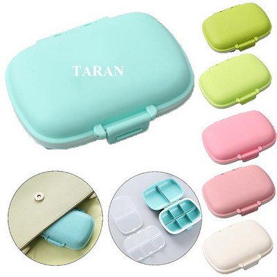 8 Compartments Travel Pill Organizer