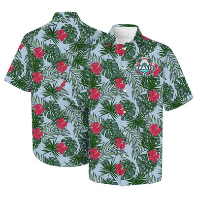 Men'S Cotton Custom Hawaiian Shirt (Full Color Digital)