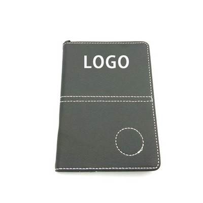 Leather Golf Scorecard Holder
