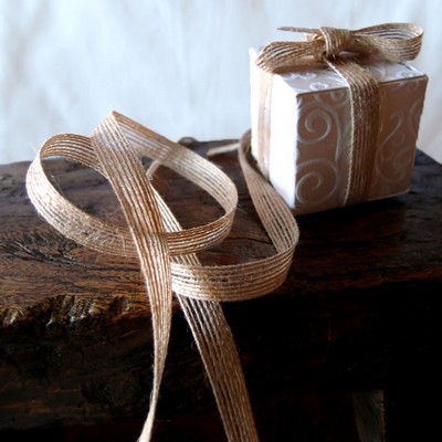 Dark Brown Mesh Ribbon