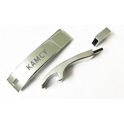 Metal Bottle Opener Flash Drive (16GB)