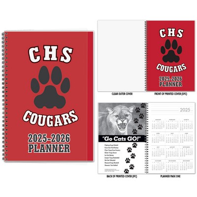 Wire Bound "Vue" School or Standard Planner, Medium