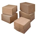 Brown Ohio Valley 2 Piece Lock Corner Box (11"x11"x3 3/4")