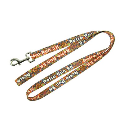 Dye Sublimated Full Color Pet Leash - 1" X 60"