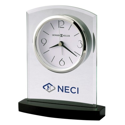 Landre beveled glass tabletop clock