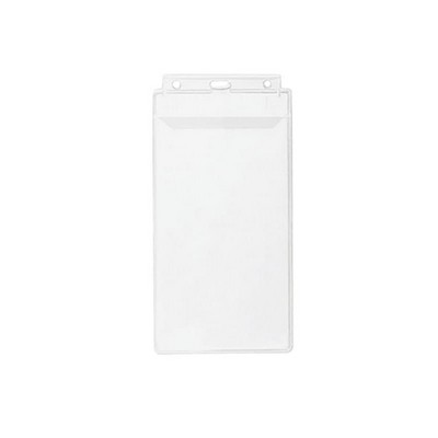 Vertical Top Load Credential Badge Holder