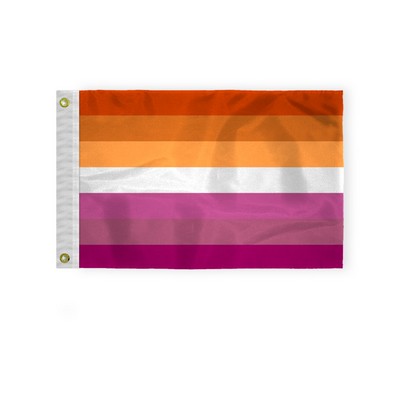 12''x18'' 1ply Nylon Butch Lesbian Pride Flag