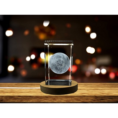 Ceres 3D Engraved Crystal Novelty Decor