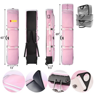 Padded Skis Snowboard Bag with Wheels