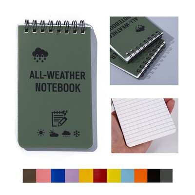 Upturn Waterproof Mini Coil Notebook