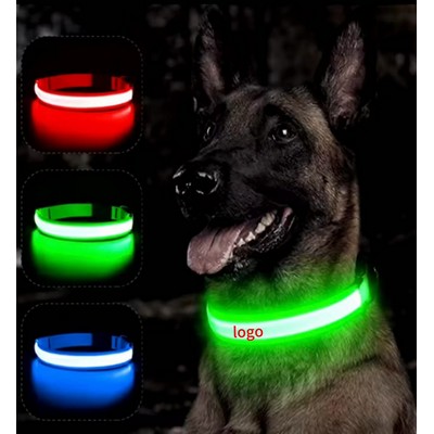 Pet Dog Glow-In-The-Dark Collar
