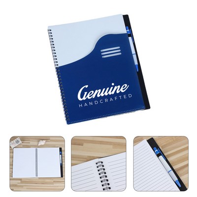 Large Wave Spiral Notebook