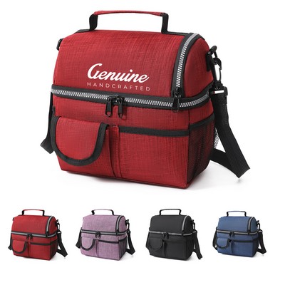 Insulated Zipper Tote Bag