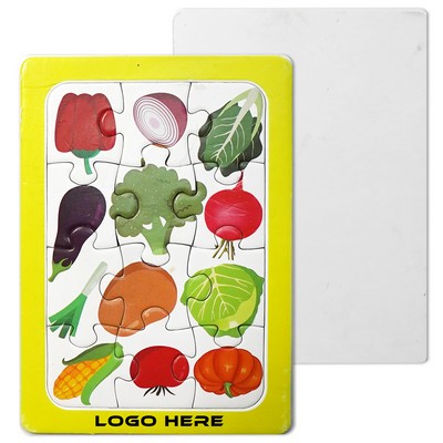 Vegetable-Themed Educational Puzzle