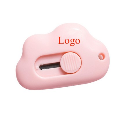 Cloud-Shaped Mini Retractable Utility Knife