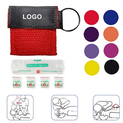 CPR Face Shield Keychain Kit