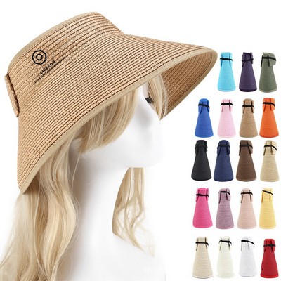 Ponytail Summer Beach Hat