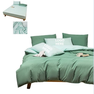 Two-Tone Bedding Set-4 Piece