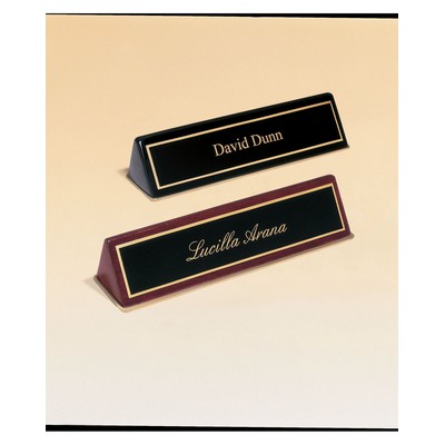 Airflyte Black Piano Finish Nameplate