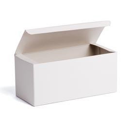 Gloss White 1 Piece Gift Box (9" x 4 1/2" x 4 1/2")