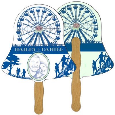 Bell Fast Hand Fan (2 Sides) 1 Day