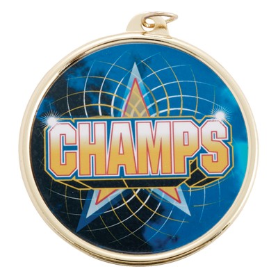 2 ¼" TM Series Sports Medal w/Champs Mylar Insert