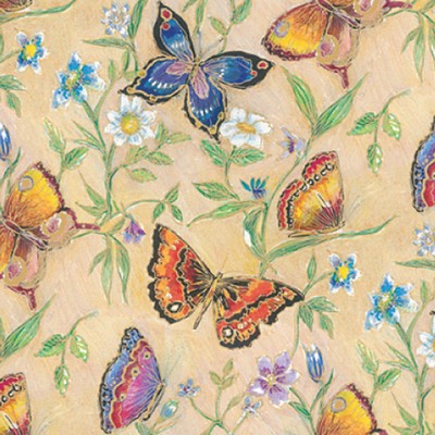 Butterflies Wrapping Paper (24"x417')