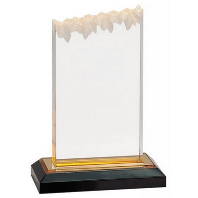 5" x 8" Gold Frosted Impress Acrylic Award