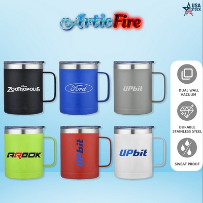 ArticFire 14 oz Stainless Steel Vacuum Camping Mug with Handle