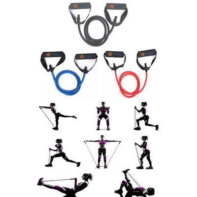 Promotek iBank® Single Resistance Exercise Band with Comfortable Handles