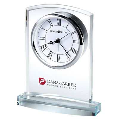 Talbot crystal tabletop alarm clock