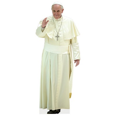 Pope Life Size Removable Wall Decal | Glass Sticker