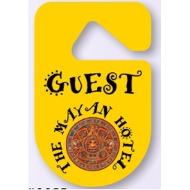 Custom Full Color Parking Permit w/Round Bottom (4¾" x 3")