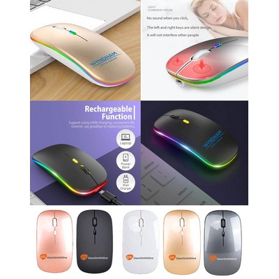 Promotek iBank® LED Wireless Mouse with Built-in rechargeable battery