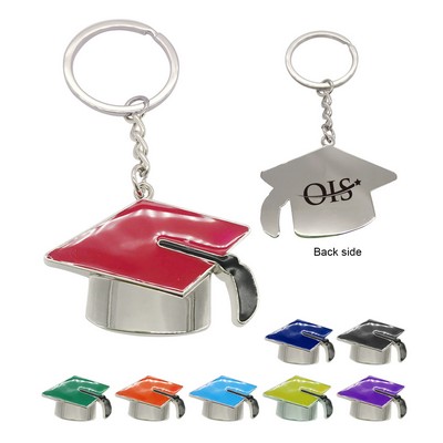 Free Shipping Graduation Cap or Mortarboard Key Chain