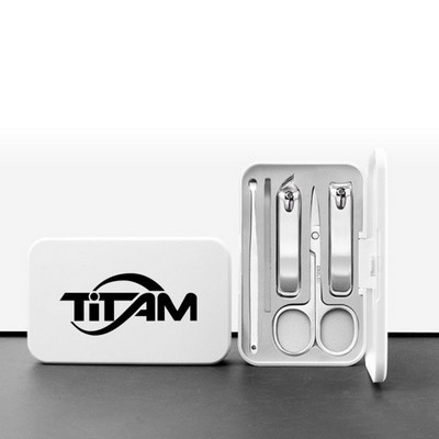 5 In 1 Stainless Steel Manicure Kit