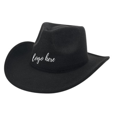 Velvet Western Cowboy Hat