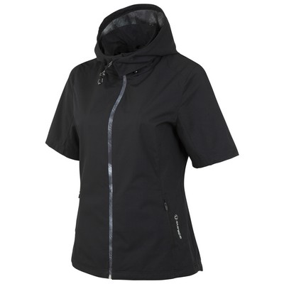 Sunice Women's Amber Wind Hooded Short Sleeve Jacket