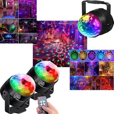 Remote Control Colorful Rotating LED Crystal Magic Ball Light