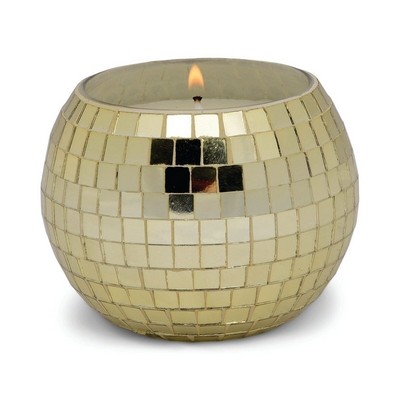 Magique 10 Oz Gold Disco Ball Candle With Lid - Copal & Myrrh