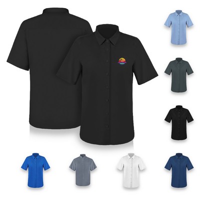 Short Sleeve Twill Shirt for Women