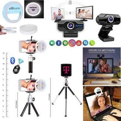 Promotek iBank® Webcam with Microphone for Desktop or Laptop Computers