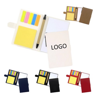 Office Sticky Notes Notebook Bundled with a Convenient Pen