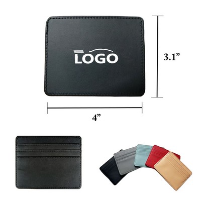 PU Leather Card Holder Multi Slot Wallet