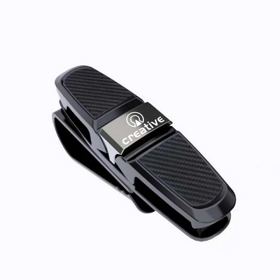 Car Card Holder Sun Visor Glasses Clip