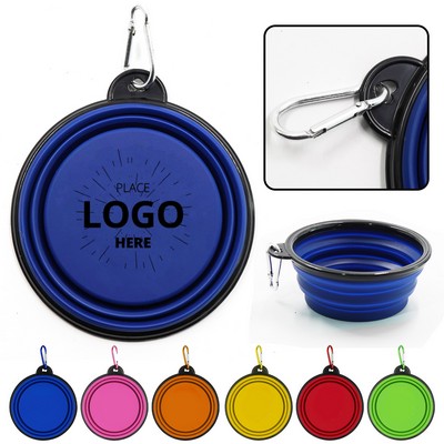 Custom Silicone Collapsible Dog Bowl