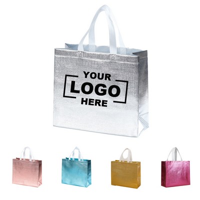 Laser-Printed Multi-Tone Textured Non-Woven Gift Tote