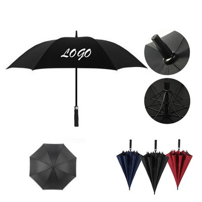 Extra-Large & Heavy-Duty Automatic Straight Shaft Business Umbrella – Sun & Rain Protection, Dual-Us