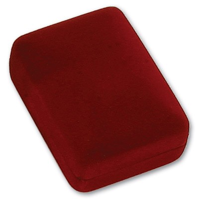 Van Buren Velour Metal Necklace Box